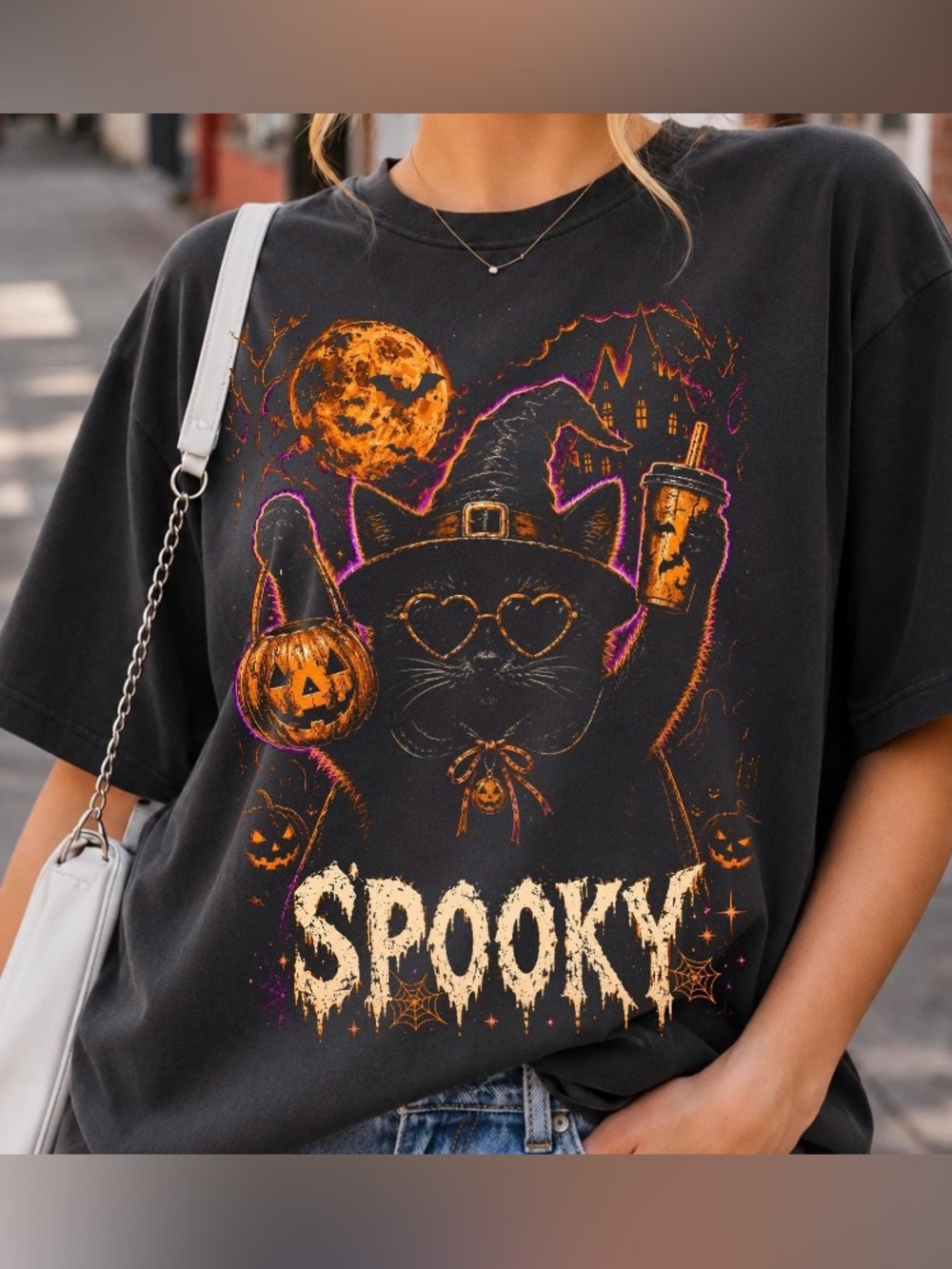 Spooky Halloween Graphic Tee